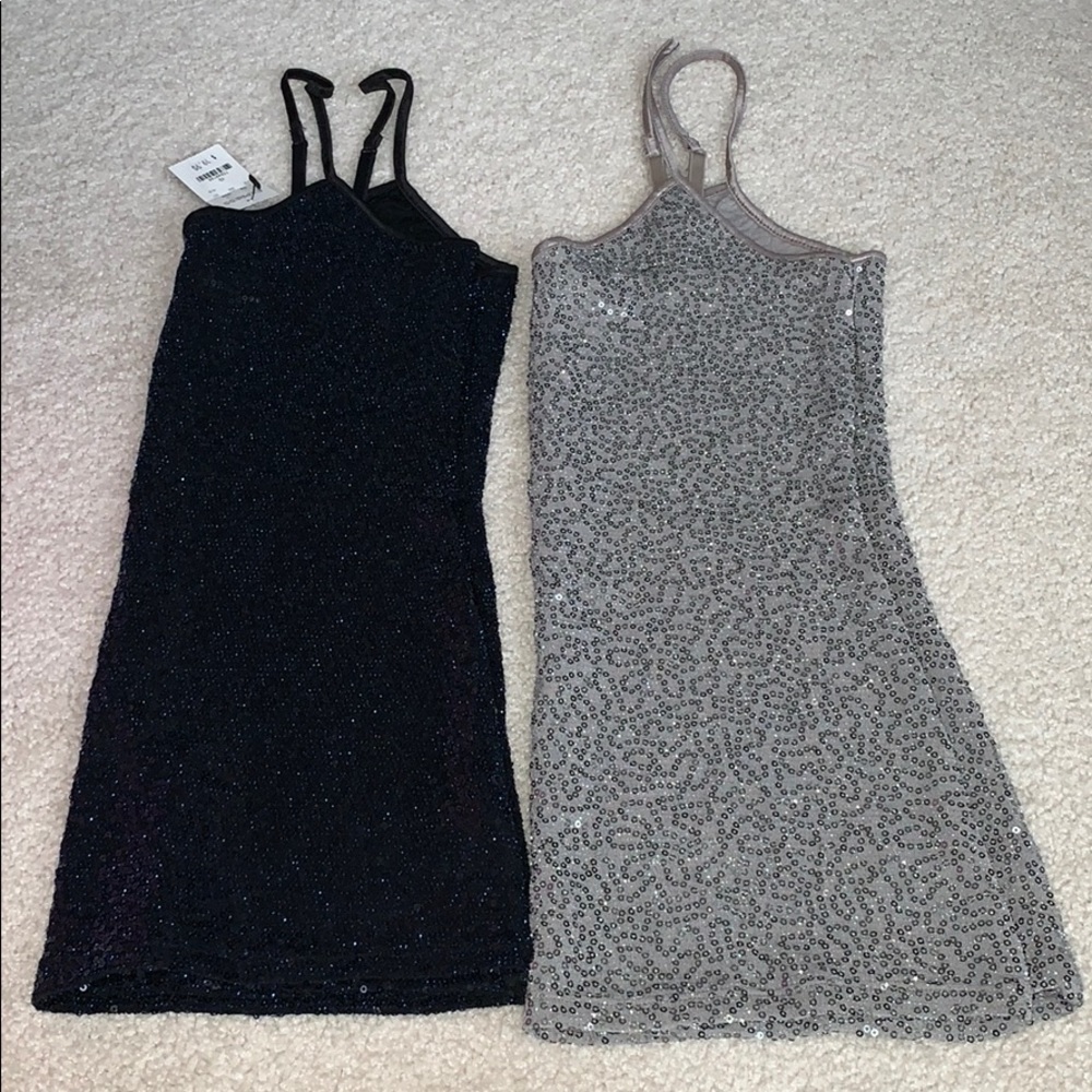 Express lot of sequin tank tops